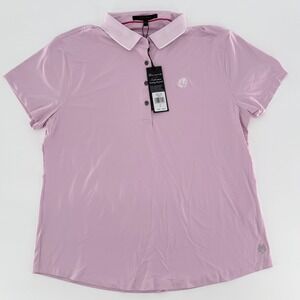GREYSON Scarlett Polo Women's XL Pink Golf Shirt CLA Embroidered Logo NWT